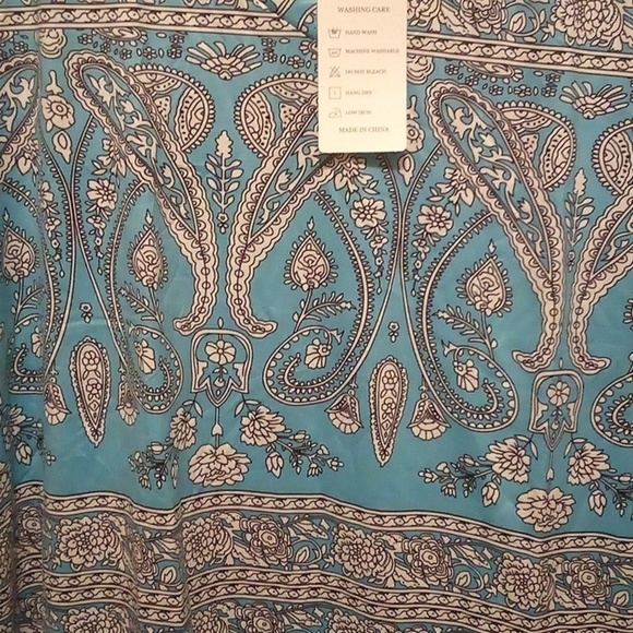 NWT ROSRISS Tunic Casual Summer V Neck Short Sleeve Tunics Blouse - Size 14W - Picture 8 of 12